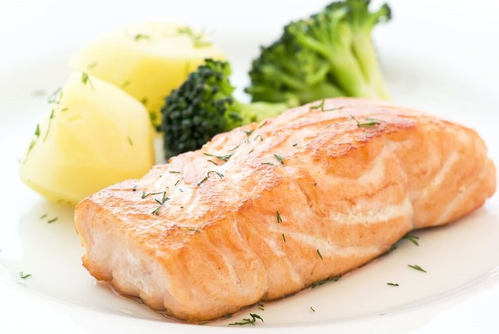 Para el día del pescado de la dieta 6 pétalos, es adecuado un filete de pescado cocido al baño maría