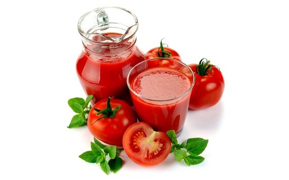 jugo de tomate para la dieta japonesa
