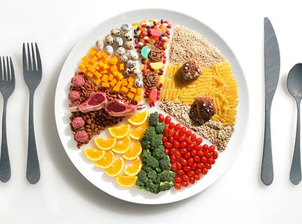 Ducan -alimentos permanecidos en un plato