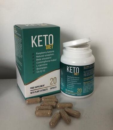 foto de las cápsulas Keto Diet, experiencia de tomar el producto